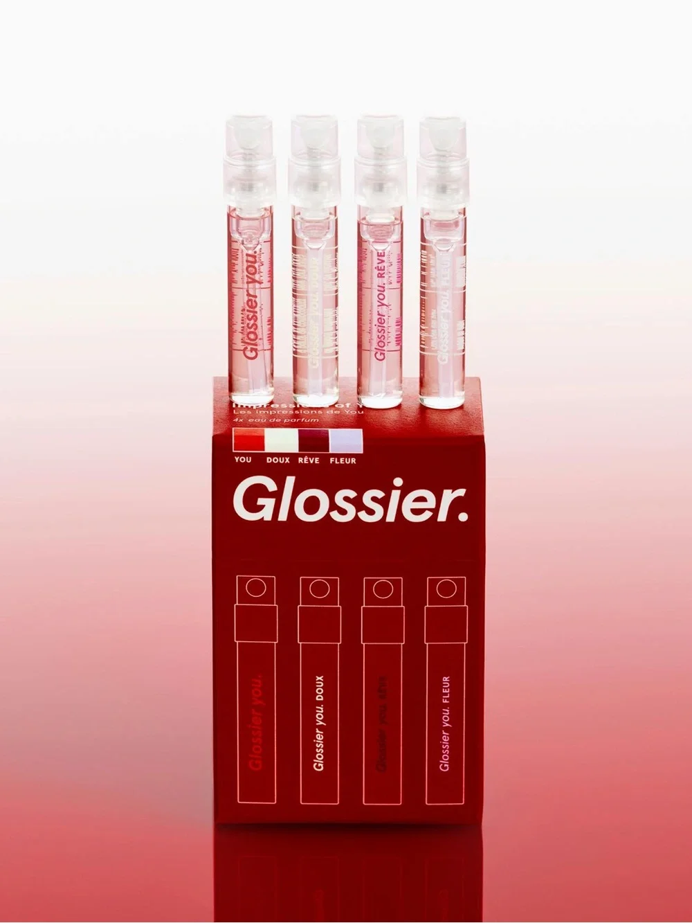 Glossier Fragrance Sampler Set - Red